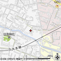 福岡県久留米市西町738周辺の地図