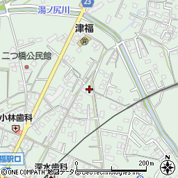 福岡県久留米市津福本町1497周辺の地図