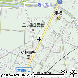 福岡県久留米市津福本町1902周辺の地図