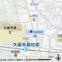福岡県久留米市西町479周辺の地図