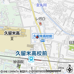 福岡県久留米市西町479-5周辺の地図