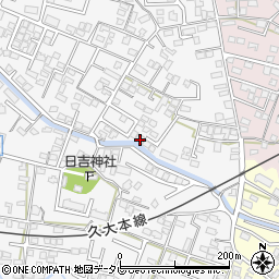 福岡県久留米市西町743-4周辺の地図