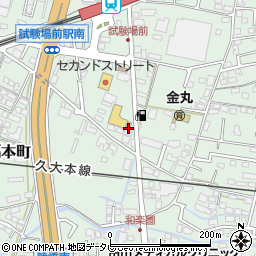 福岡県久留米市津福本町499周辺の地図