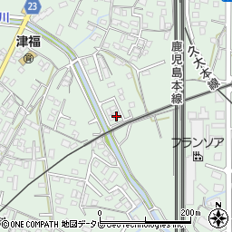 福岡県久留米市津福本町1339-18周辺の地図