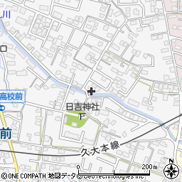 福岡県久留米市西町755周辺の地図
