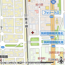 株式会社大分電設別府支店周辺の地図