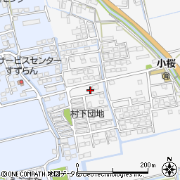 佐賀県神埼市神埼町本堀2612周辺の地図