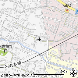 福岡県久留米市西町701-9周辺の地図