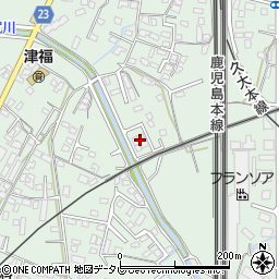 福岡県久留米市津福本町1339-5周辺の地図