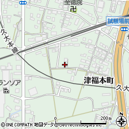 福岡県久留米市津福本町675周辺の地図