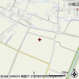 福岡県久留米市安武町武島周辺の地図