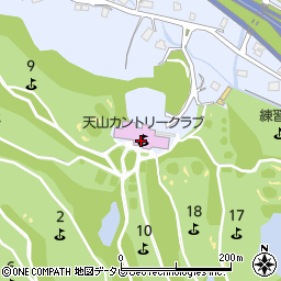 天山カントリークラブ周辺の地図