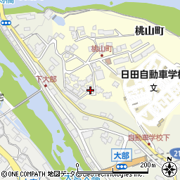 大分県日田市日高2437-5周辺の地図