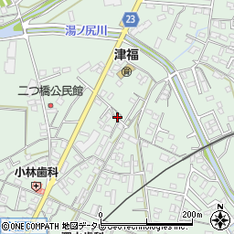 福岡県久留米市津福本町1934周辺の地図