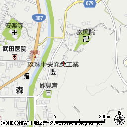 大分県玖珠郡玖珠町森622周辺の地図
