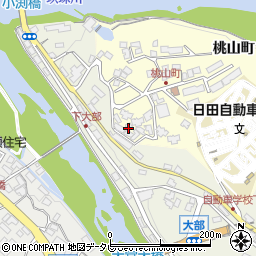 大分県日田市日高2460-4周辺の地図