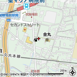 福岡県久留米市津福本町507周辺の地図