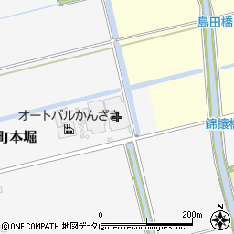 佐賀県神埼市神埼町本堀2317周辺の地図