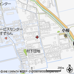 佐賀県神埼市神埼町本堀2613-8周辺の地図