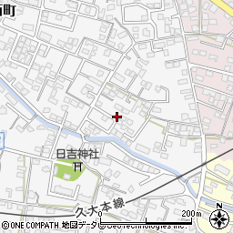 福岡県久留米市西町747-5周辺の地図