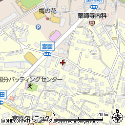 久留米野田郵便局周辺の地図
