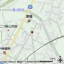 福岡県久留米市津福本町1937周辺の地図