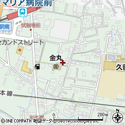 福岡県久留米市津福本町514-3周辺の地図