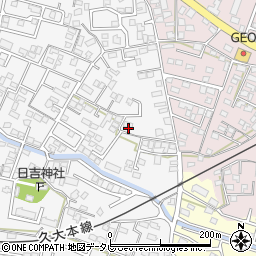 福岡県久留米市西町735周辺の地図