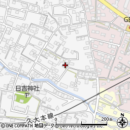 福岡県久留米市西町734周辺の地図