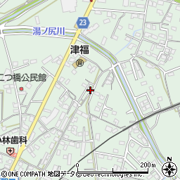 福岡県久留米市津福本町1936周辺の地図