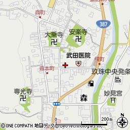 大分県玖珠郡玖珠町森946周辺の地図