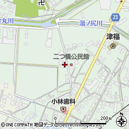 福岡県久留米市津福本町2012周辺の地図