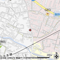福岡県久留米市西町706周辺の地図