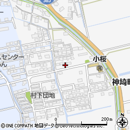 佐賀県神埼市神埼町本堀2559周辺の地図