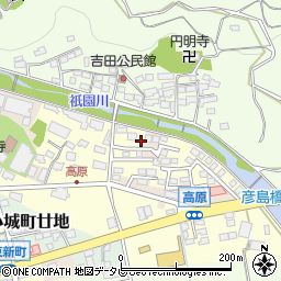 佐賀県小城市高原732-12周辺の地図