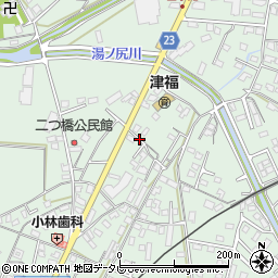 福岡県久留米市津福本町1931-1周辺の地図