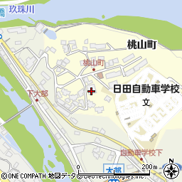 大分県日田市日高2432-3周辺の地図