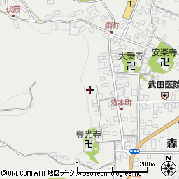 大分県玖珠郡玖珠町森1063周辺の地図