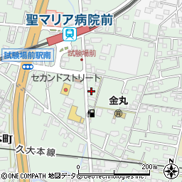 福岡県久留米市津福本町491周辺の地図