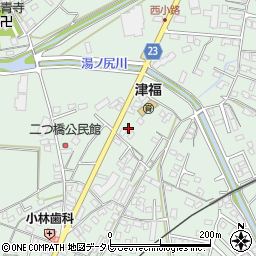 福岡県久留米市津福本町1930周辺の地図