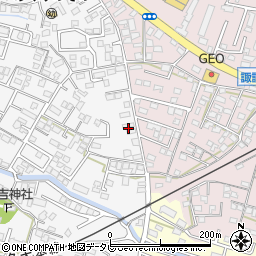 福岡県久留米市西町708周辺の地図