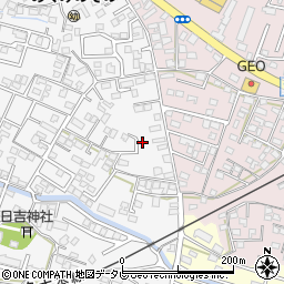 福岡県久留米市西町722周辺の地図