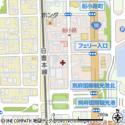 有限会社大分金物商会　倉庫周辺の地図
