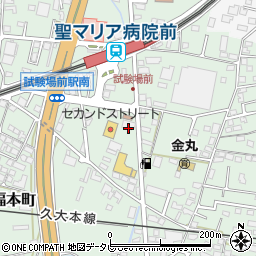 福岡県久留米市津福本町491-8周辺の地図