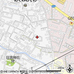 福岡県久留米市西町724周辺の地図