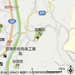大分県玖珠郡玖珠町森581周辺の地図