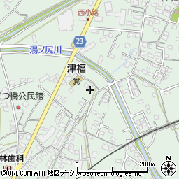 福岡県久留米市津福本町1941-6周辺の地図