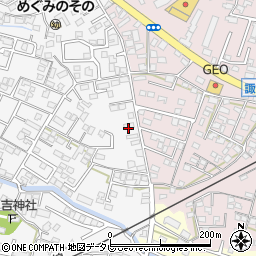 福岡県久留米市西町709周辺の地図