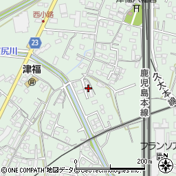 福岡県久留米市津福本町1322周辺の地図
