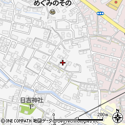 福岡県久留米市西町726周辺の地図